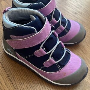 Kids Pink and Blue Shoes